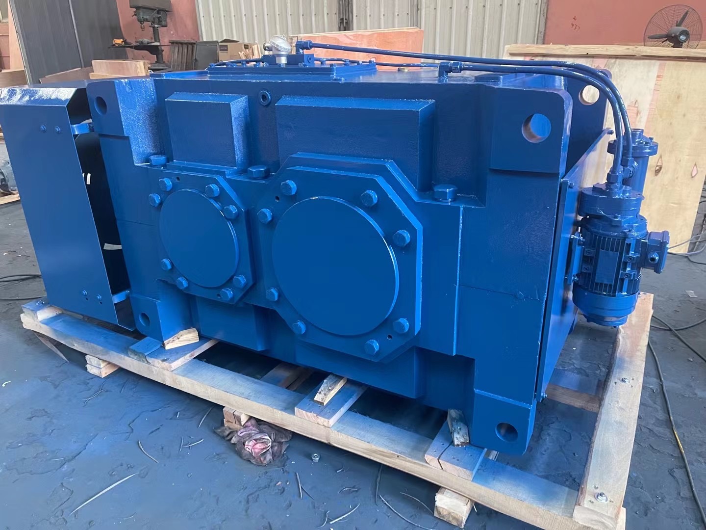 ABA 15kw 1500 Rpm Worm 60 Speed Gearbox high ratio double stages Speed Reducers WP series worm gear reducer